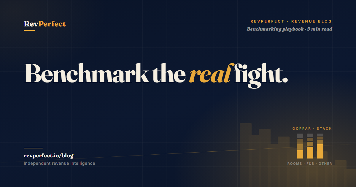 RevPerfect revenue blog thumbnail for Comp set methodology: how to choose the right competitors, with rigour