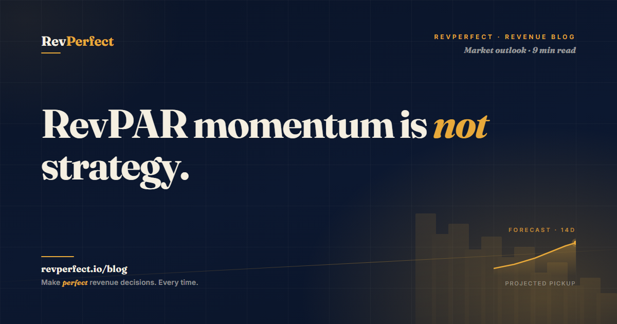 RevPerfect revenue blog thumbnail for RevPAR momentum and channel quality