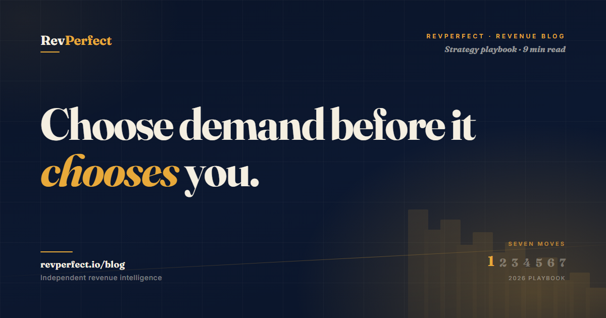 RevPerfect revenue blog thumbnail for Stop chasing occupancy. Engineer yield.